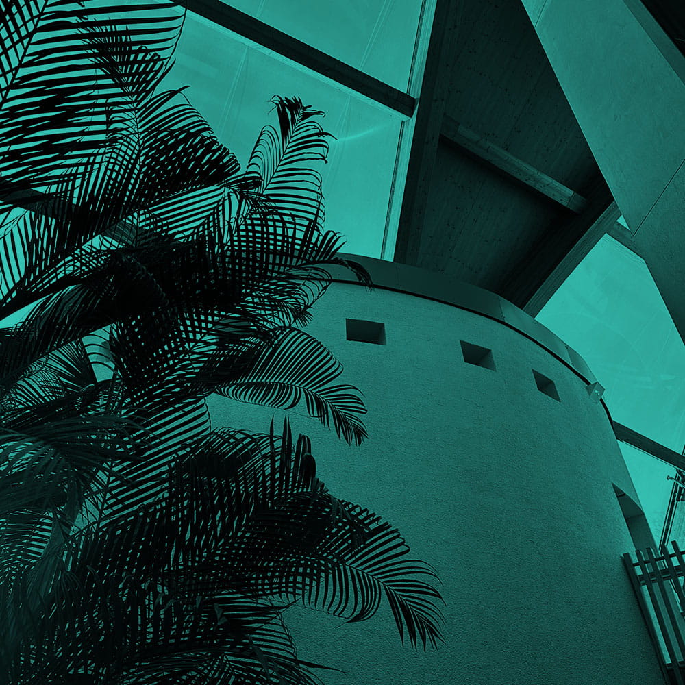 Duotone gradient of detail from the Essex Business School