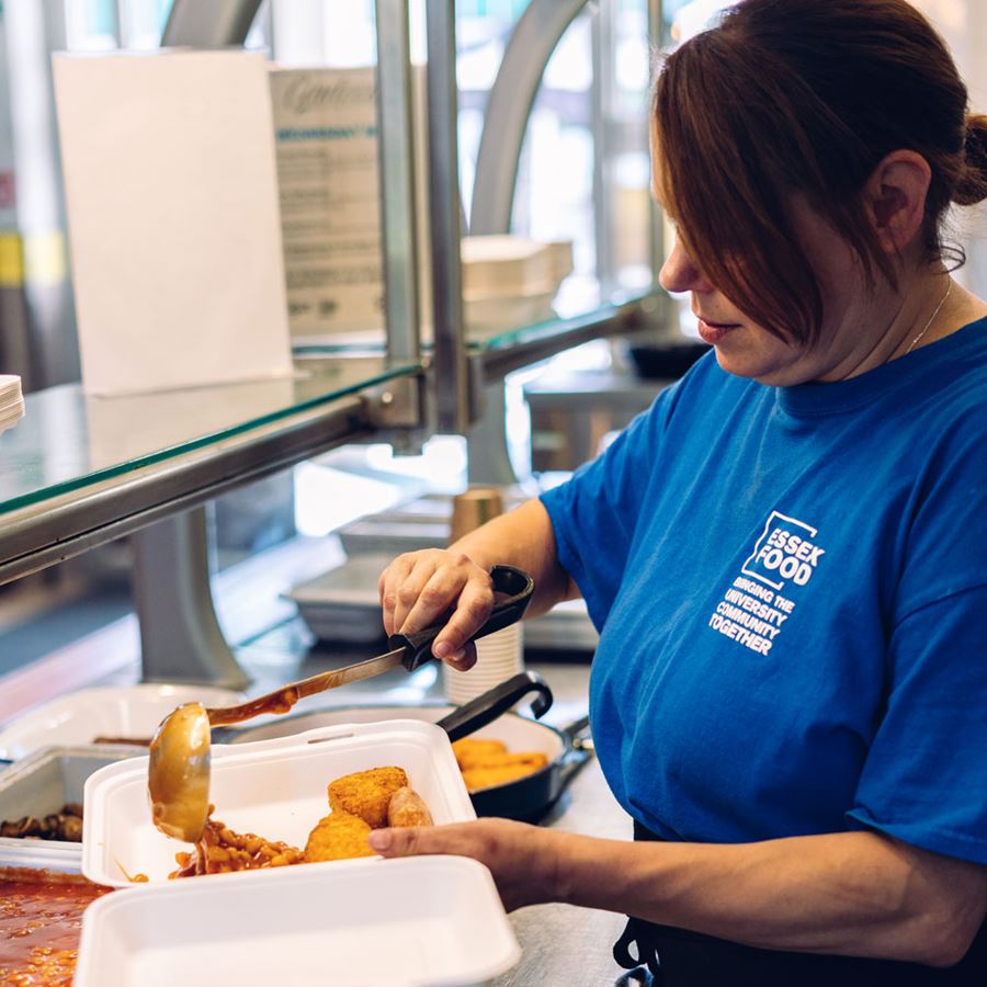 Staff serving customers at Canteen restaurant