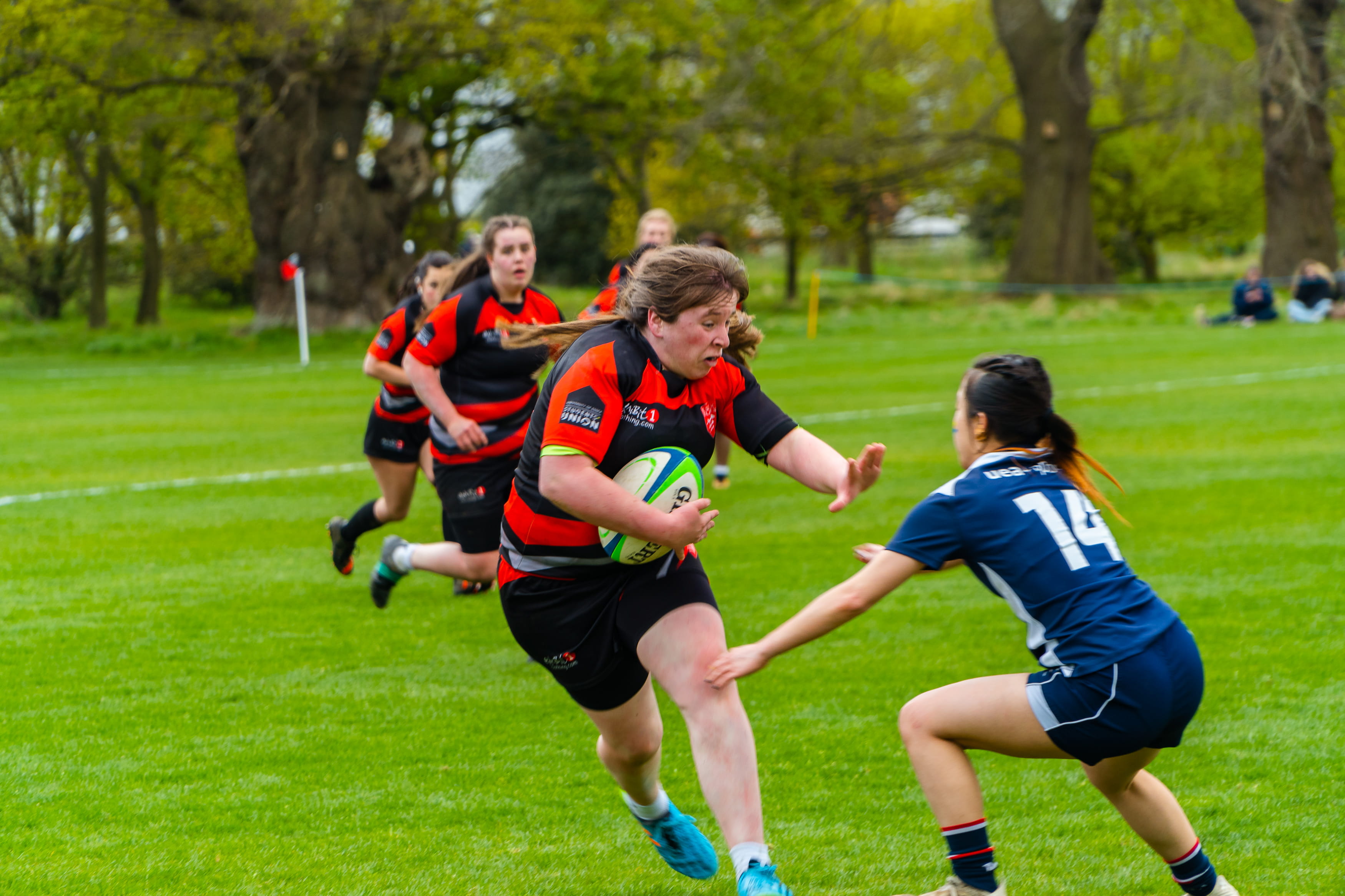 University of Essex Women's Rugby Team against University of East Anglia on Derby Day