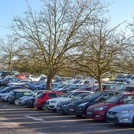 Image of Valley Car Park at the Colchester Campus