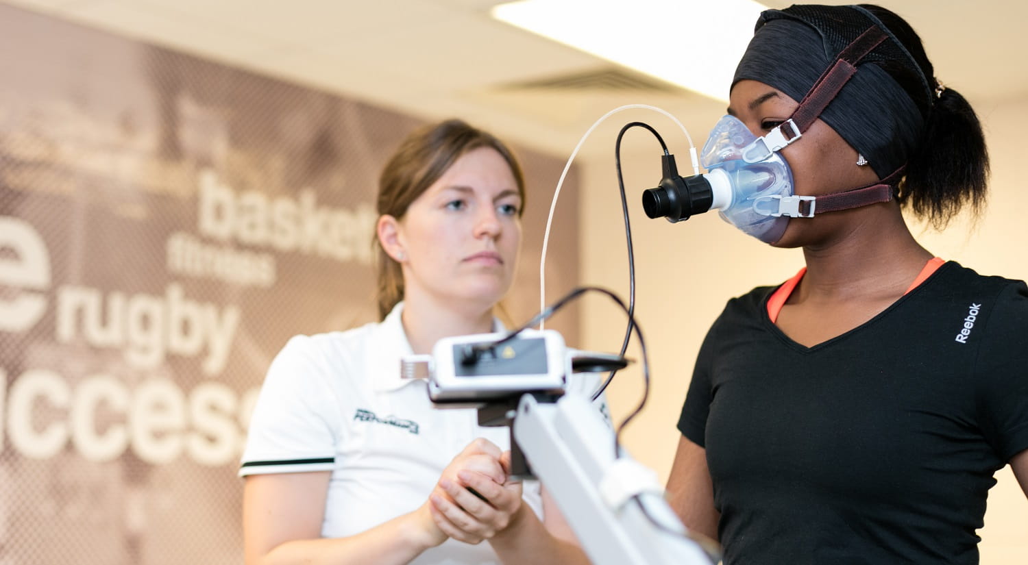 Gas analysis systems are used to measure the rates of oxygen uptake and carbon dioxide production during physical activity.