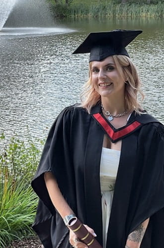 Grace Harrex, graduate of the Department of Language and Linguistics at the University of Essex.