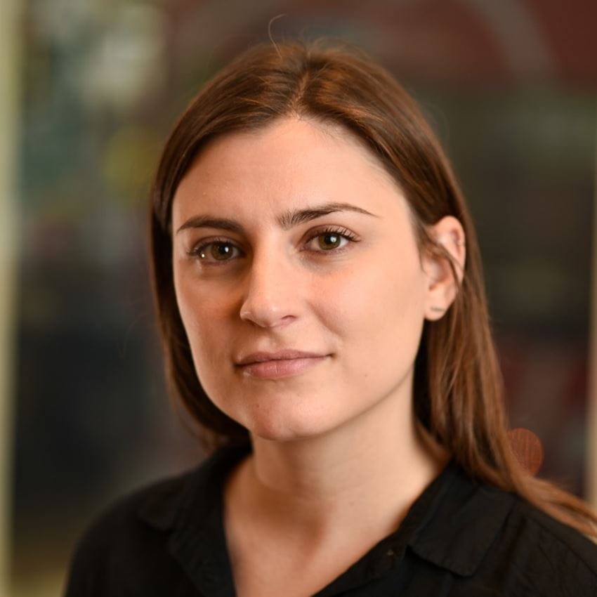 A portrait of Dr Tara Mahfoud.