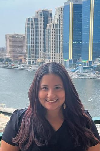 Tari Seif, a student of the Department of Government at the University of Essex.