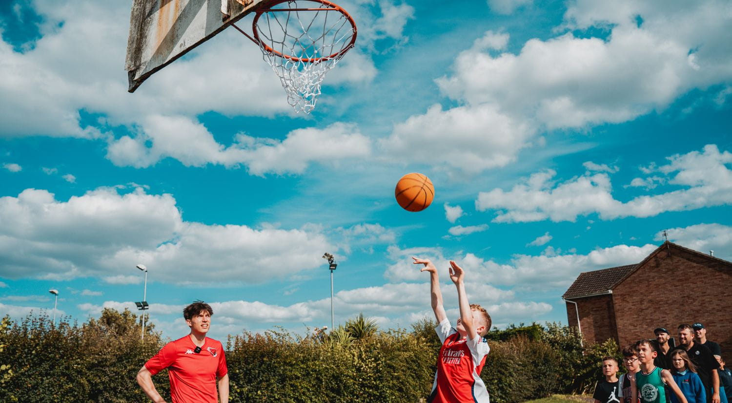 Going for the hoop