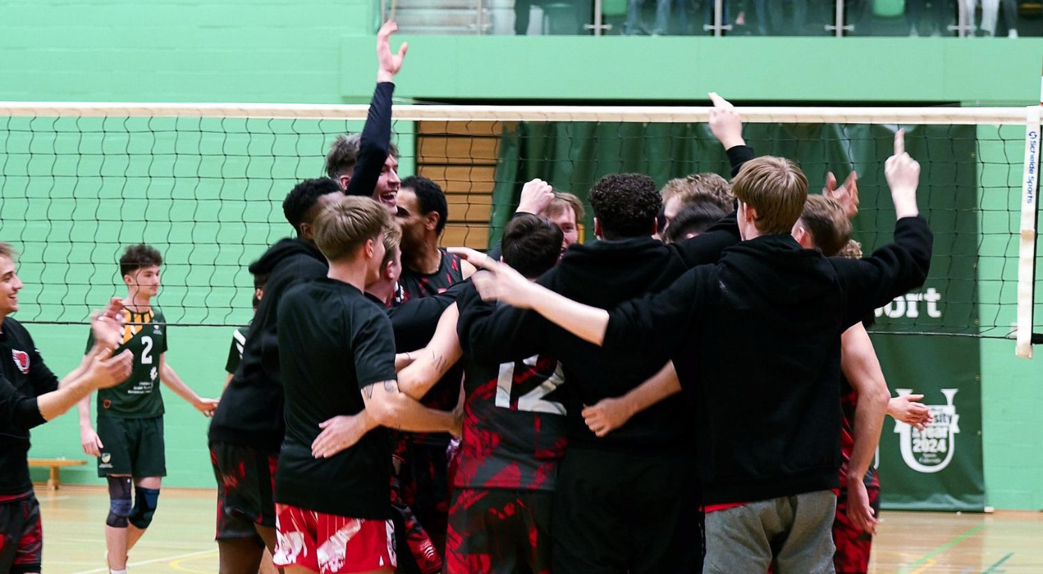 The team celebrate reaching the finals