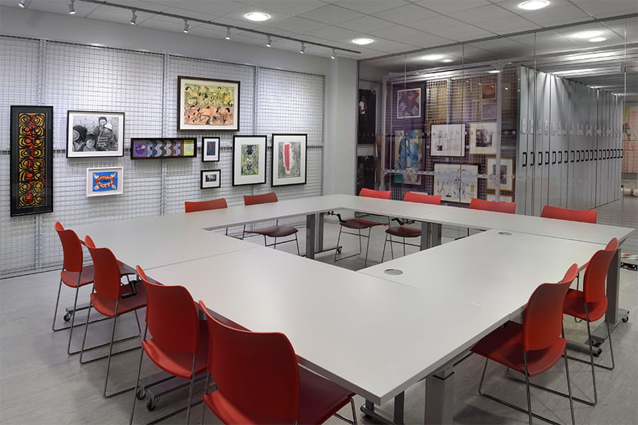 An interior view of ESCALA, the Essex Collection of Art from Latin America.