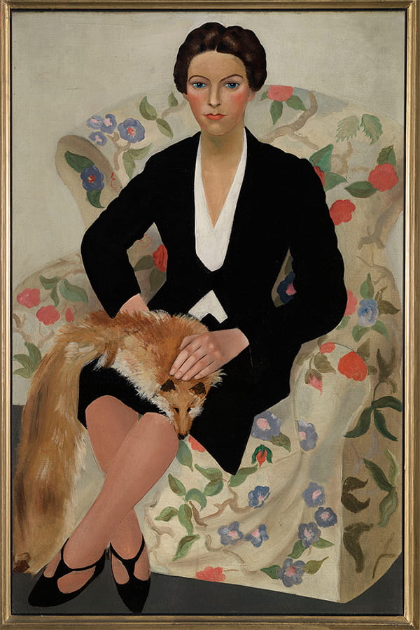 Christopher Wood's 'Mlle Bourgoint', oil on canvas, 1929