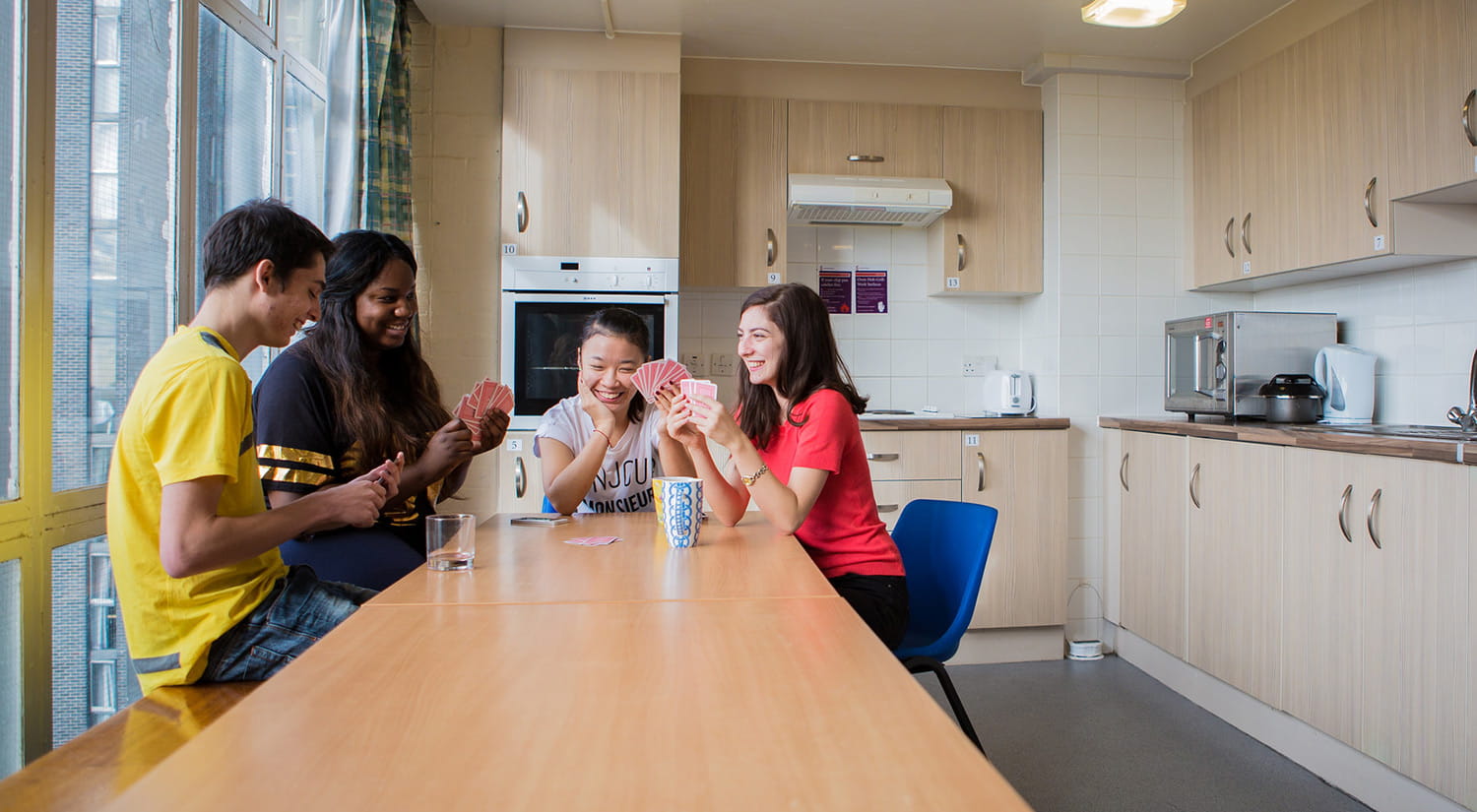 The Towers have great social spaces and great views!