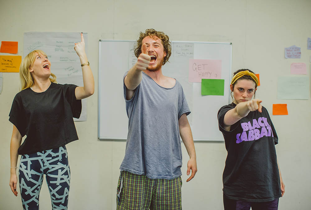 Students rehearsing
