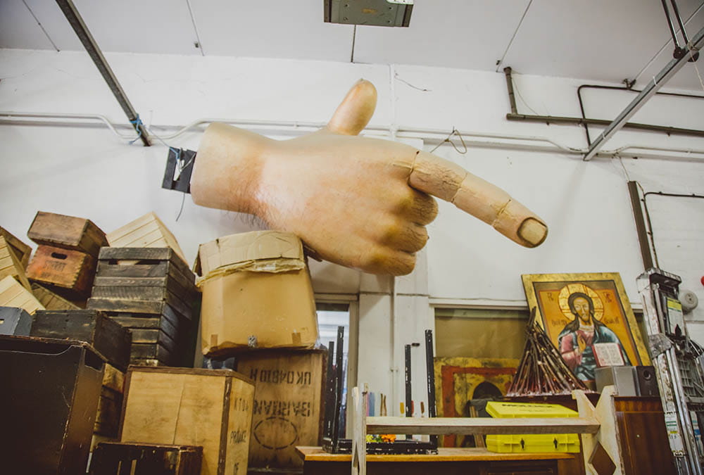 Prop shop at East 15, Loughton