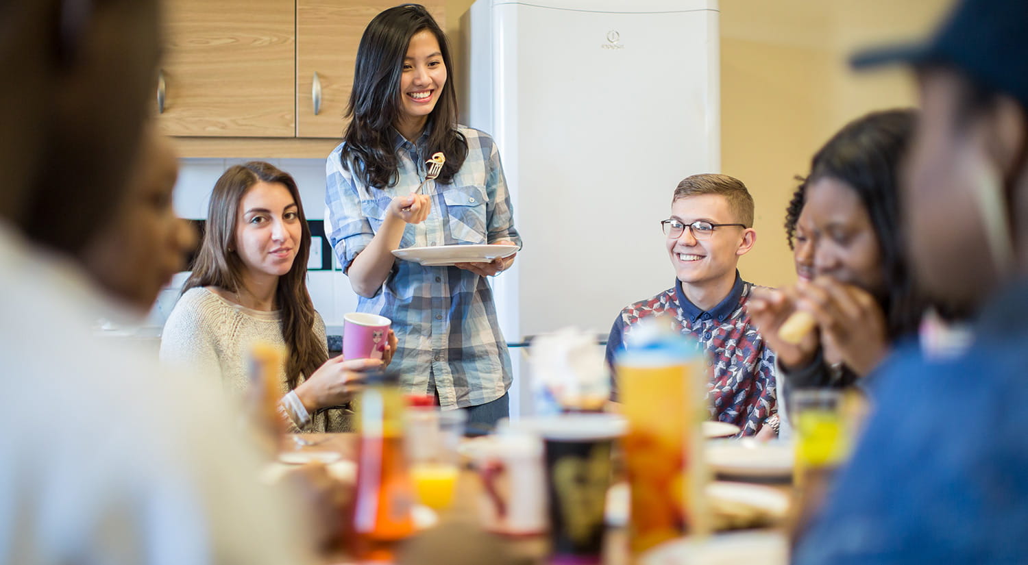 University Square kitchens are great social spaces