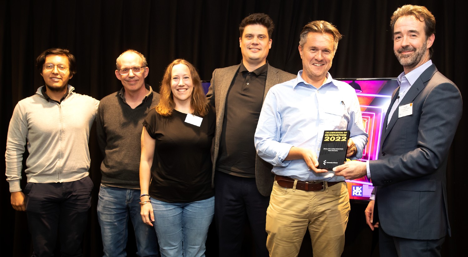 The Above team receive the Lasting Impact Award