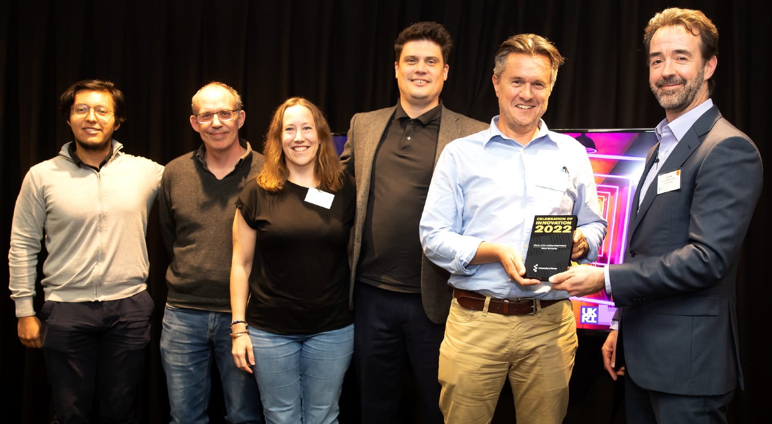 The Above team receive the Lasting Impact Award