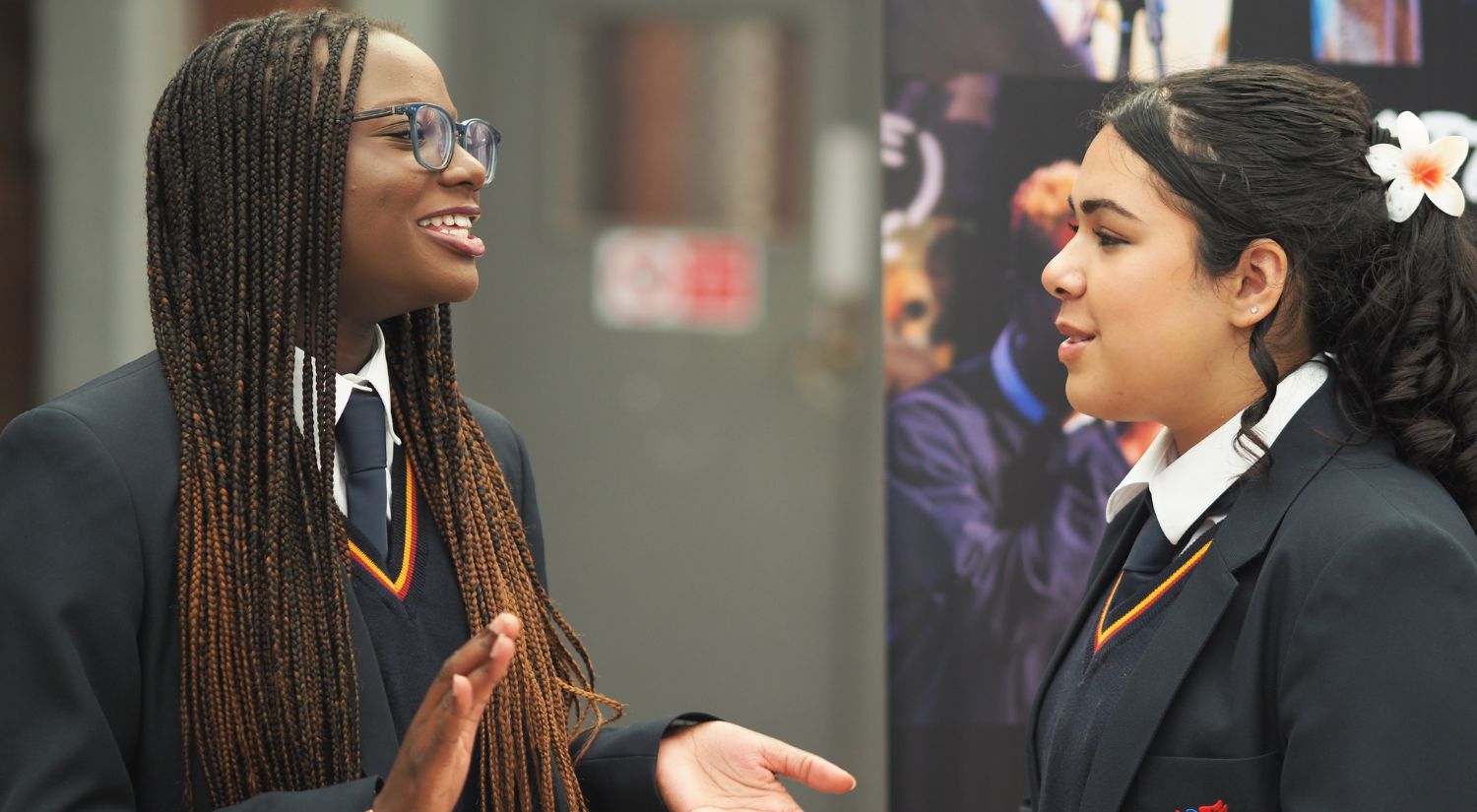 Southend schoolgirls who took part in the Accent Essex project