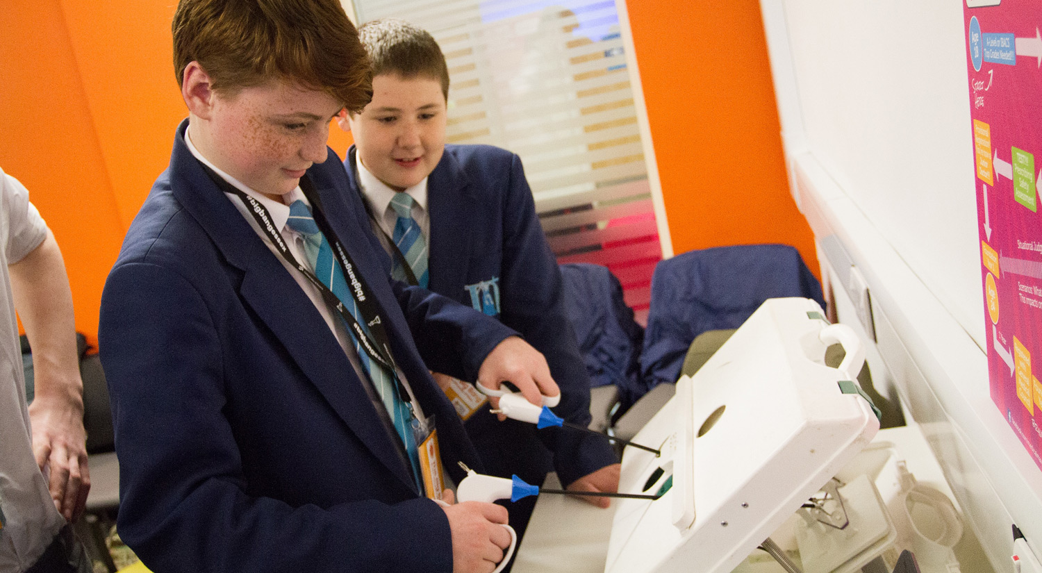 Students see what it’s like to operate on a human body with the Medical Mavericks 