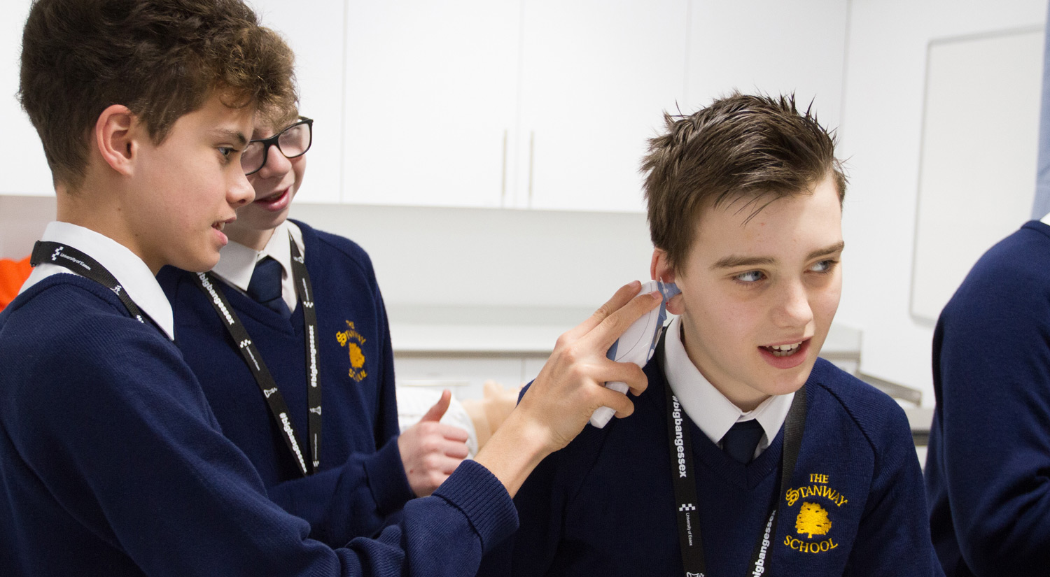 Need your ears testing? The students from The Stanway School are trained!