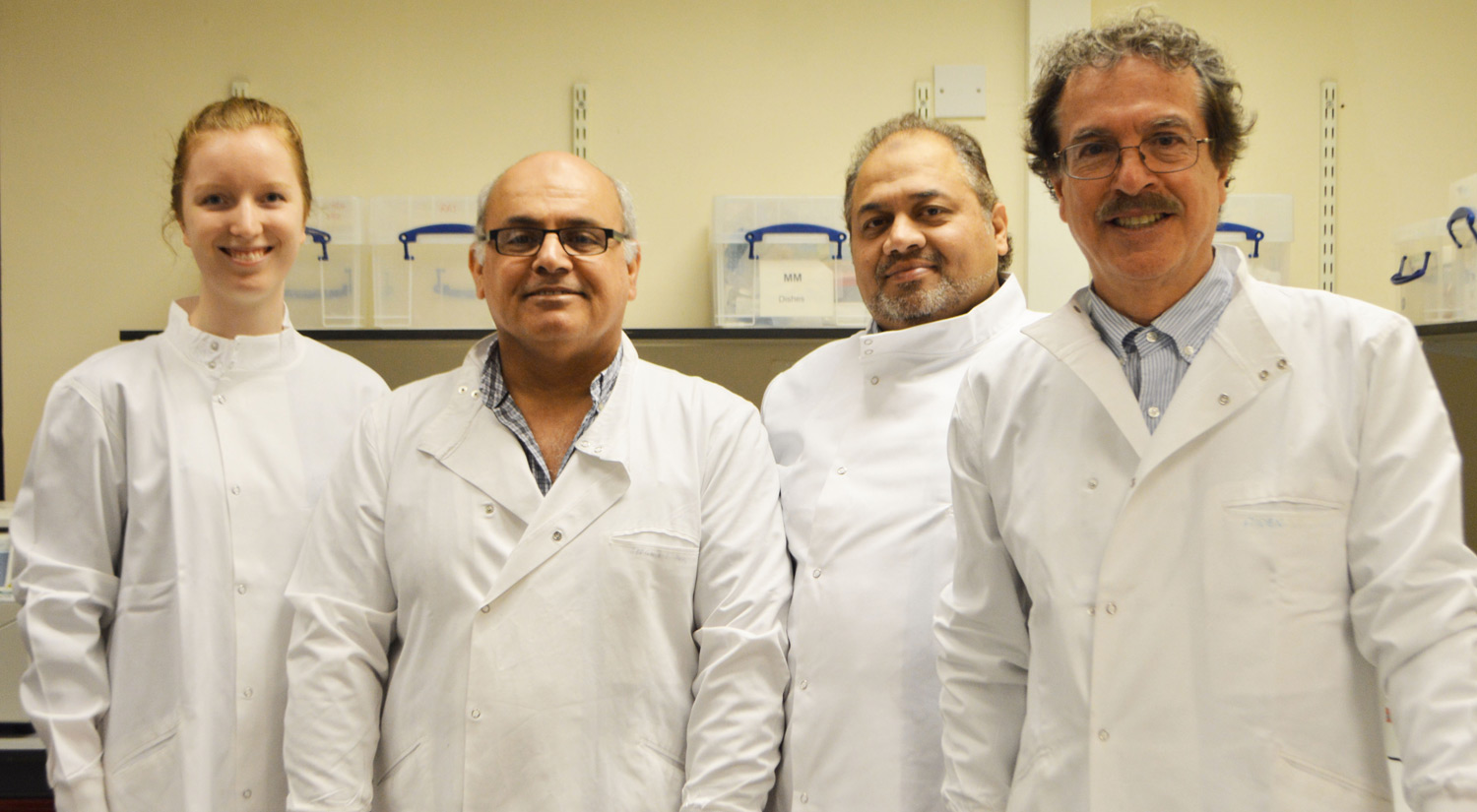 Ragnhild Hesseberg, Kamaran Mohamad, Bander Khayyat and Professor Nelson Fernández