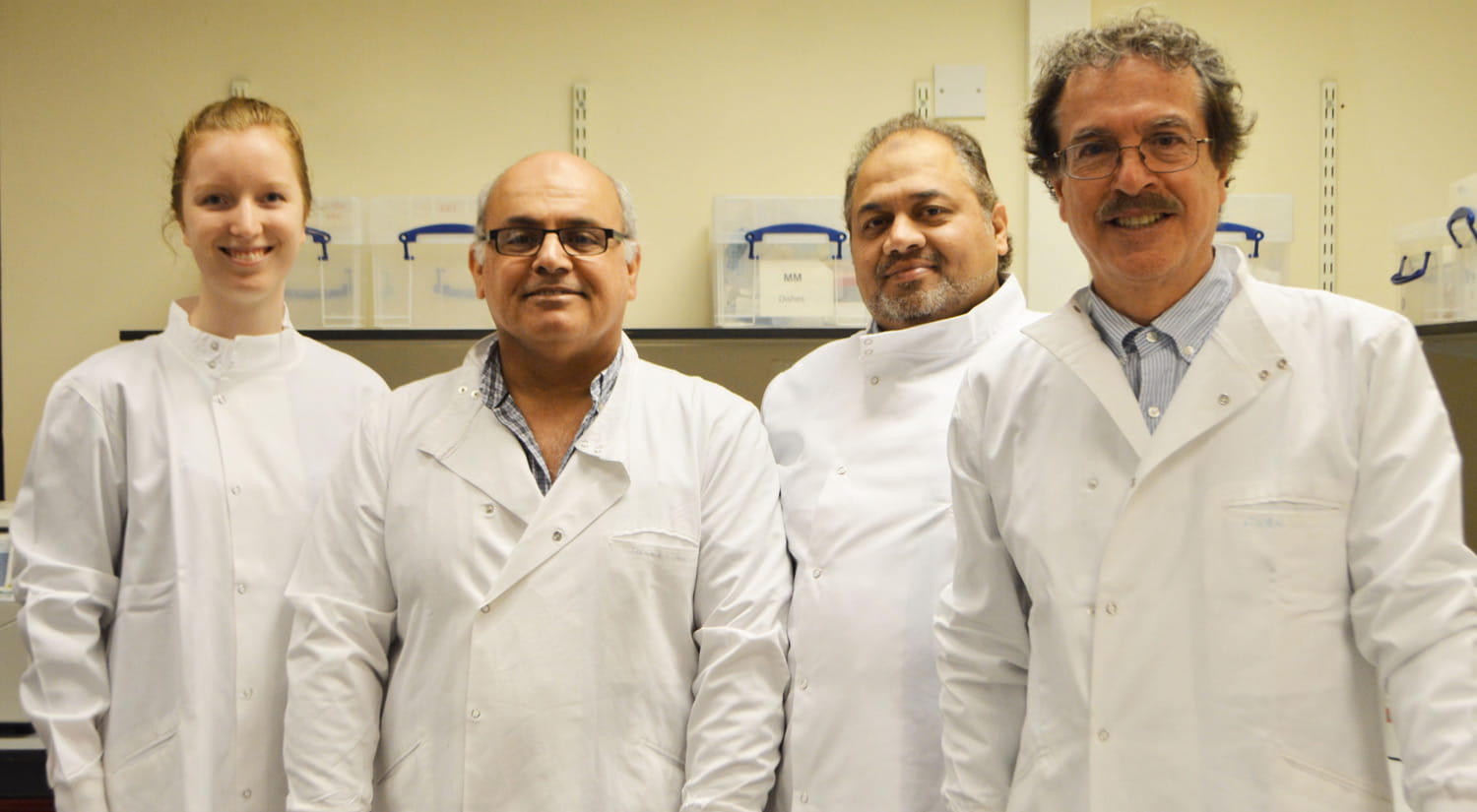 Ragnhild Hesseberg, Kamaran Mohamad, Bander Khayyat and Professor Nelson Fernández