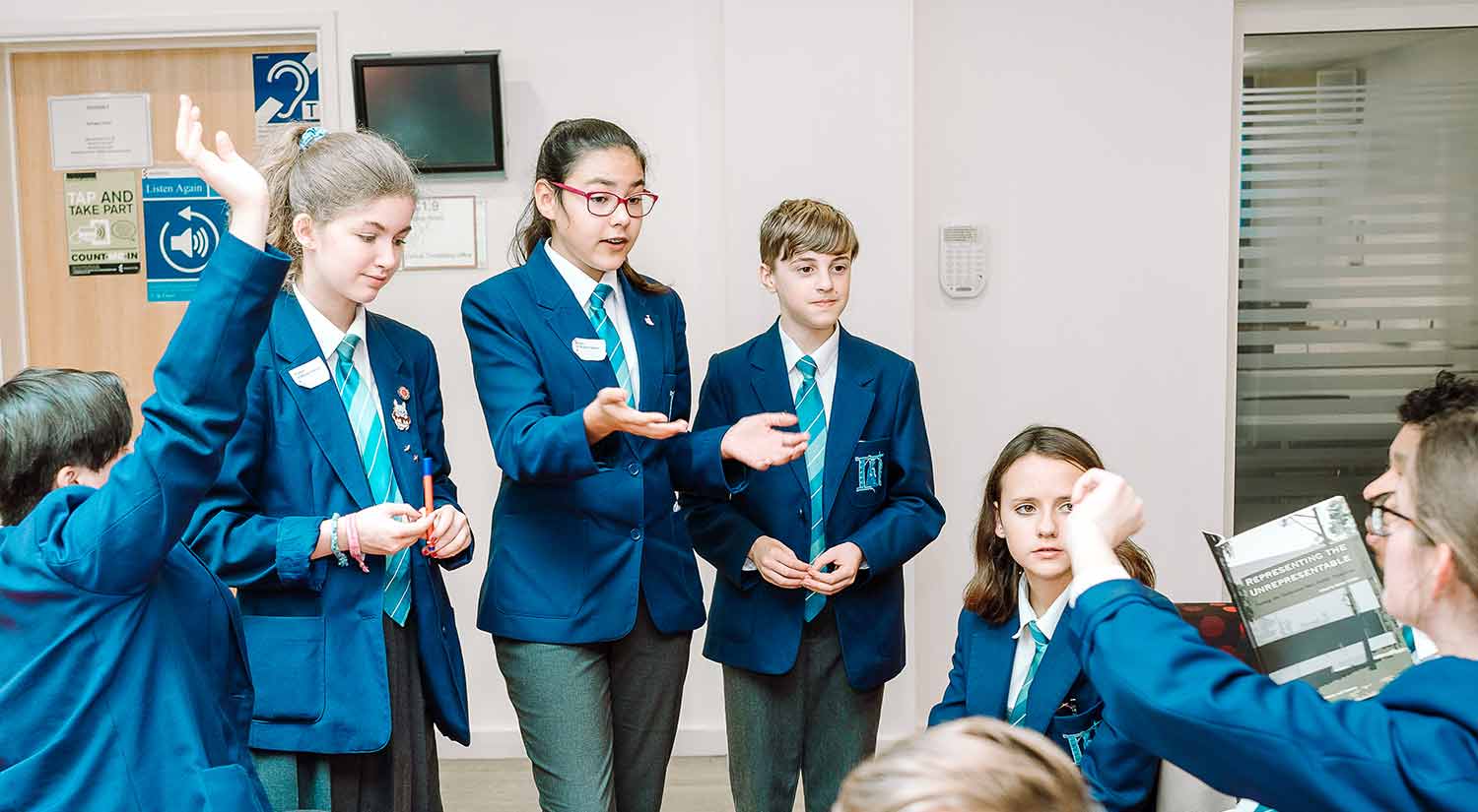Pupils from St Helena School