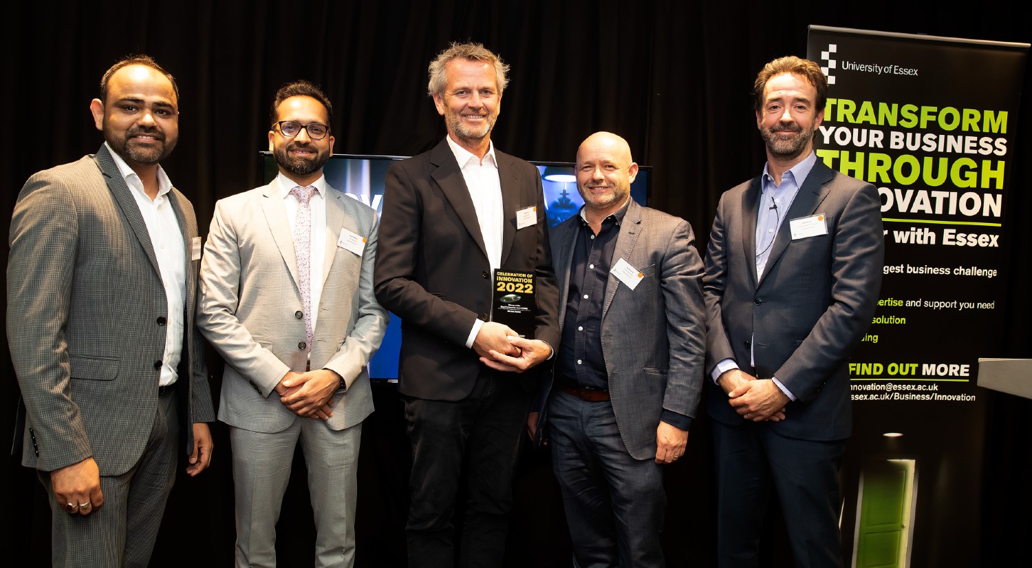 The Mersea Homes team wins the Best Partnership SME Award
