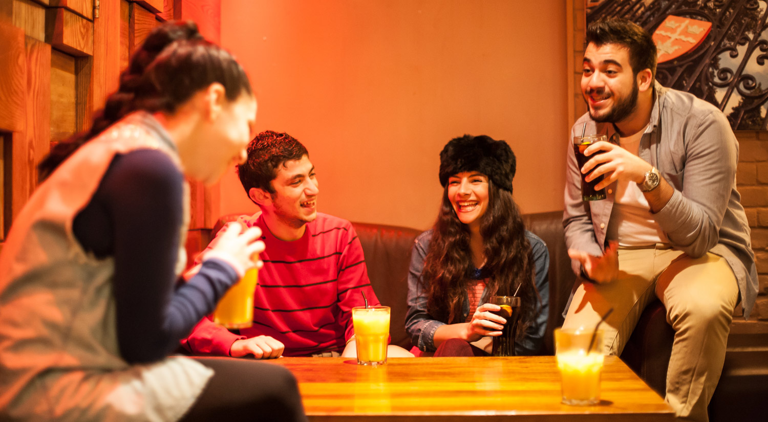 There are plenty of places to meet-up outside your studies