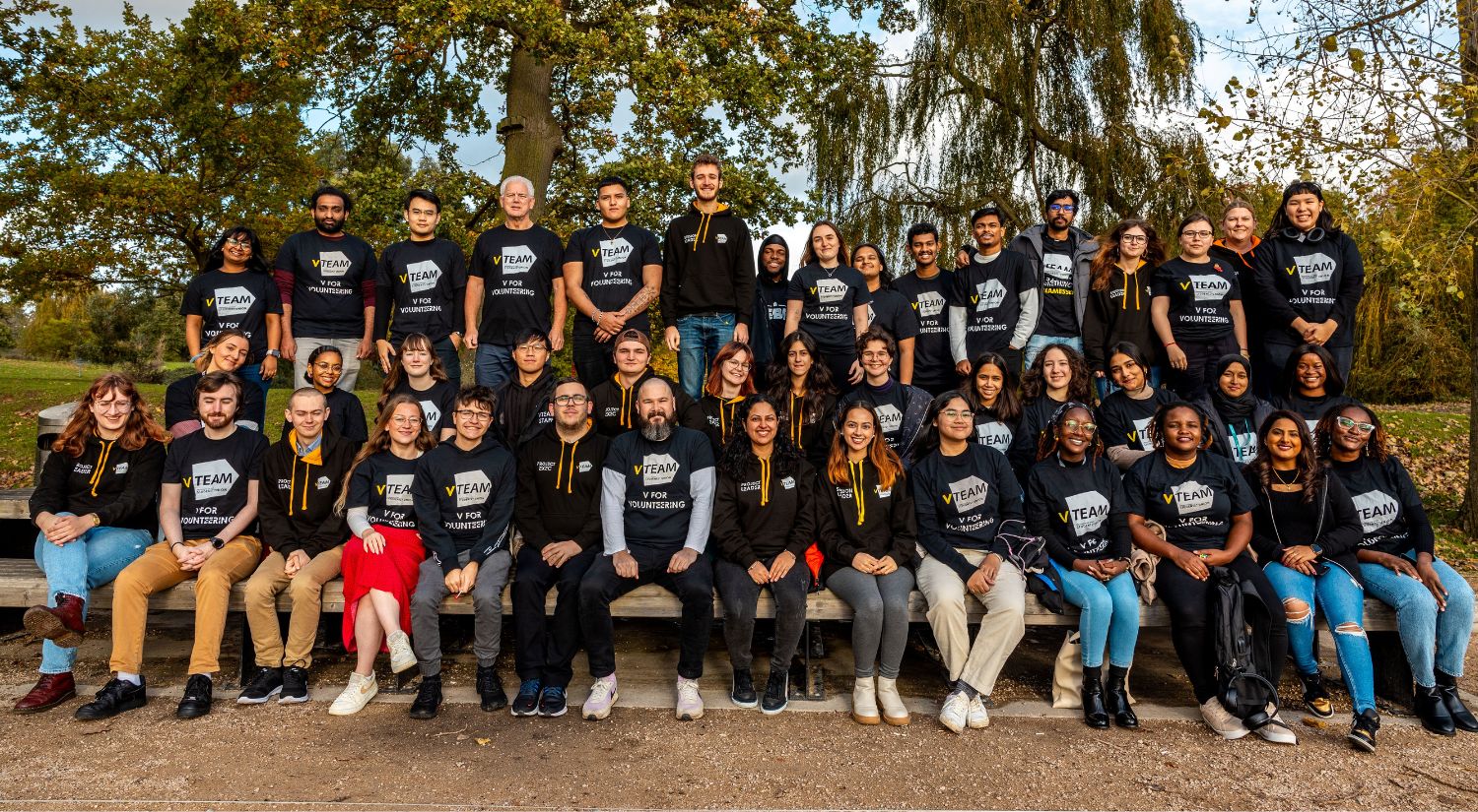  VTeam volunteers at our Colchester Campus)