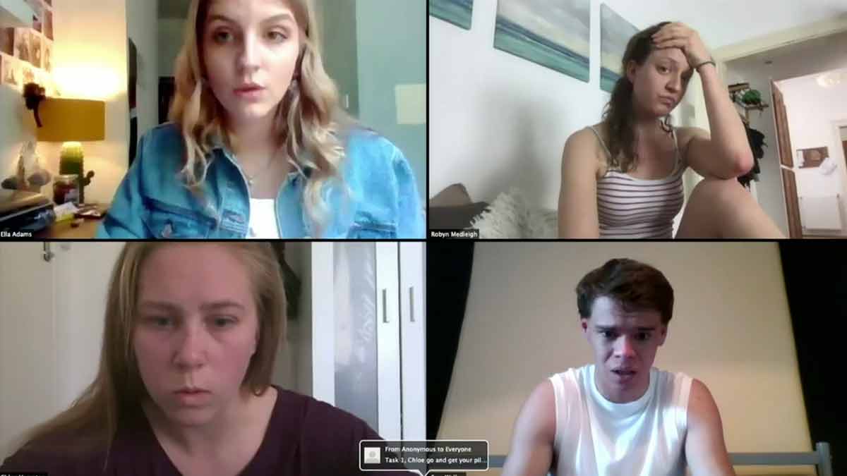 Cybergame, clockwise (from left): Kit Brenson, Veronika Vas, Luke Heys and Charlotte Yates)