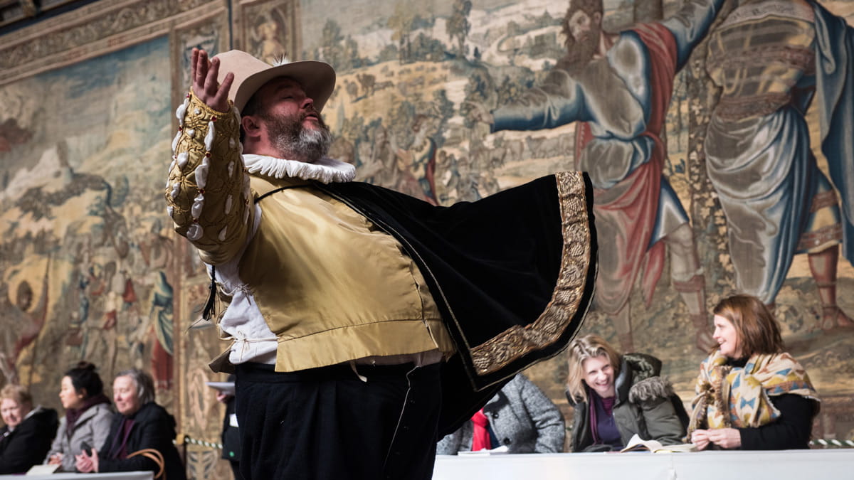 Rehearsals at Hampton Court Palace