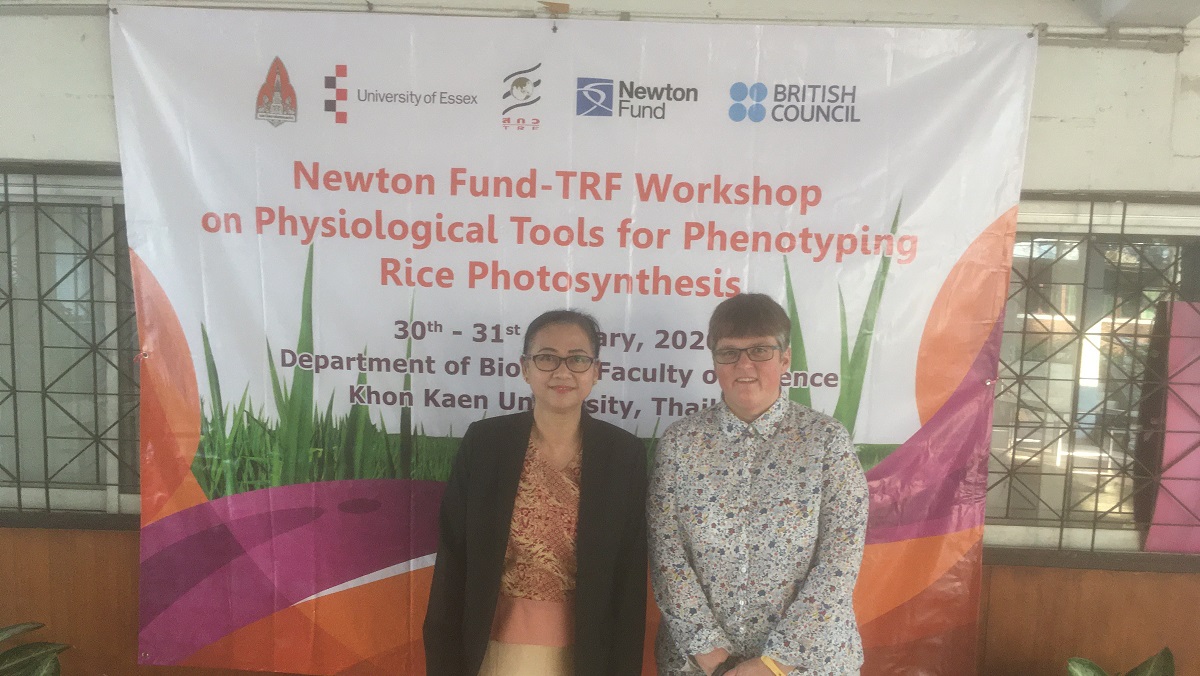 Prof. Piyada Theerakulpisut, Khon Kaen University and Prof. Tracy Lawson, University of Essex)