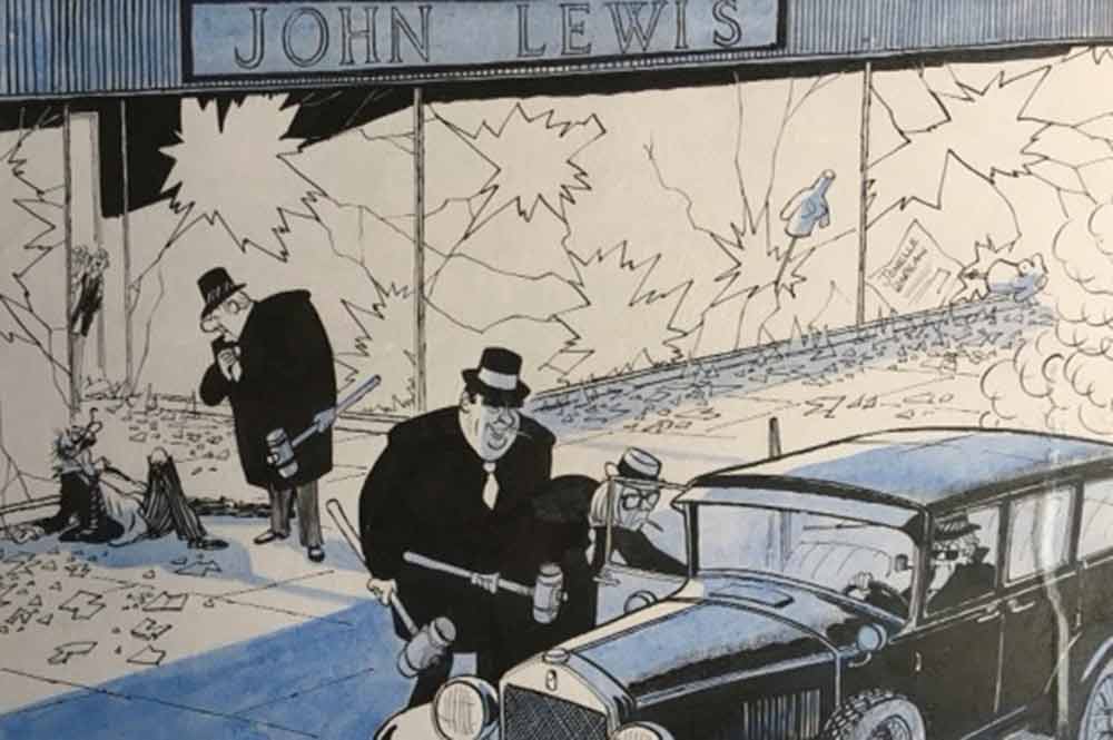 One of the satirical cartoons that inspired Dr Green's research