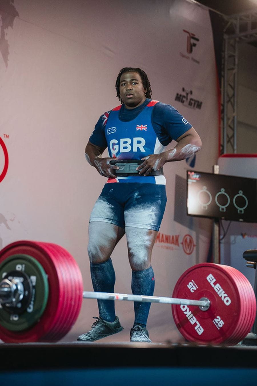 Undergraduate Joshua Ngoka representing GB at IPF World Junior Powerlifting Championship 2025