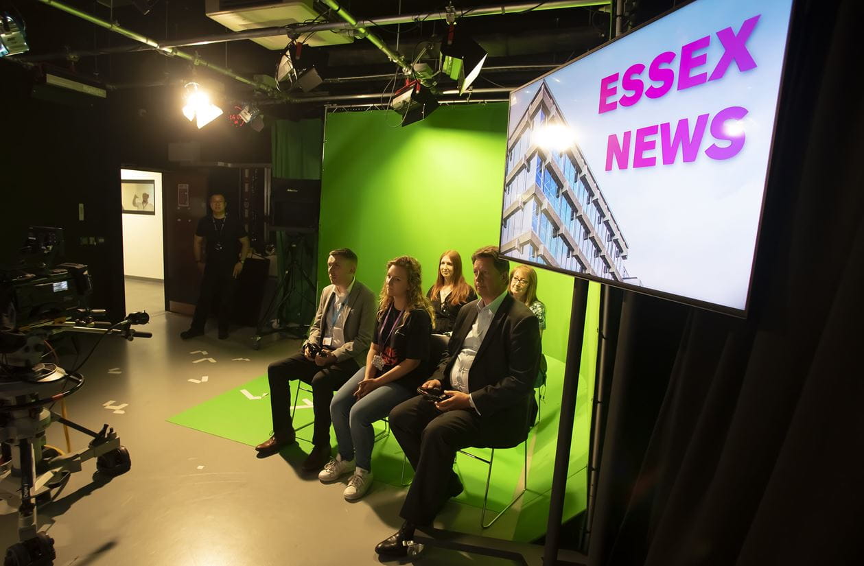 Court members and stakeholders get a taste for some of our media facilities