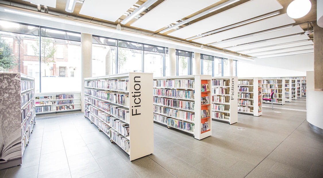 The library in the Forum