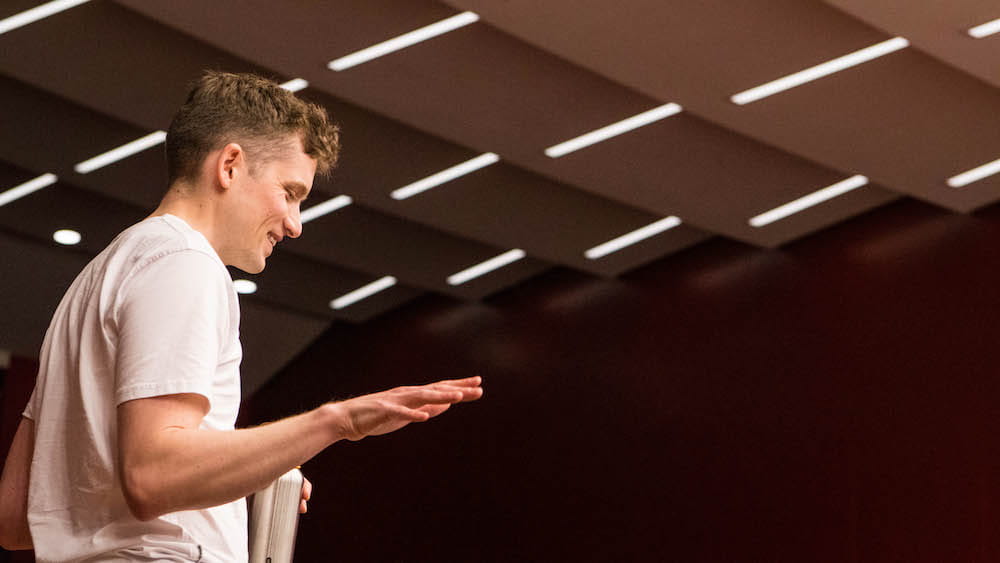 Ben Vonberg-Clark conducting