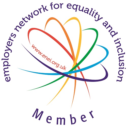 Graphic logo for the Employer Network for Equality and Inclusion 