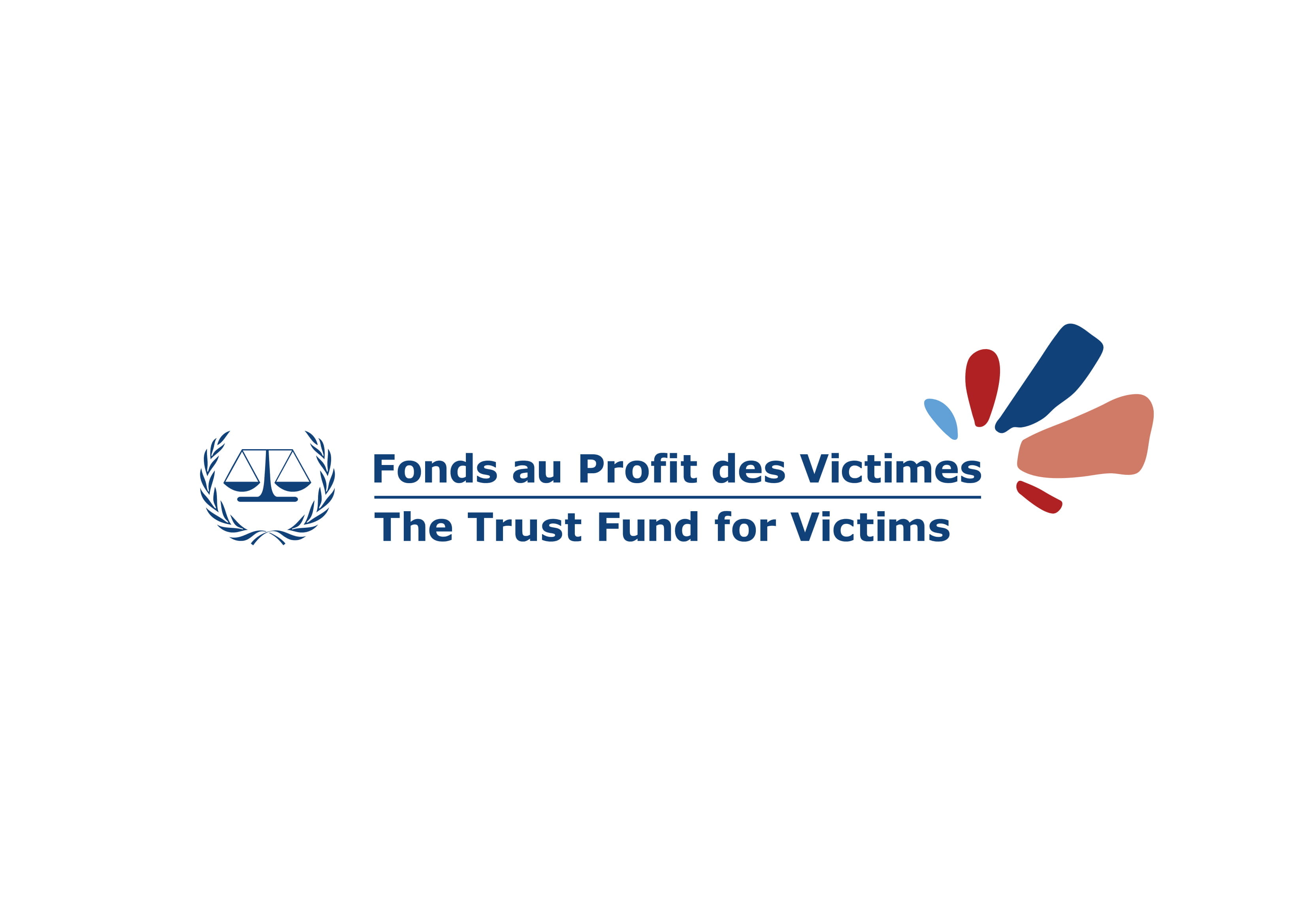 White and blue ICC TFV logo