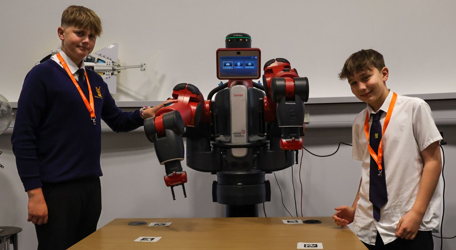 Face-to-face with a robot